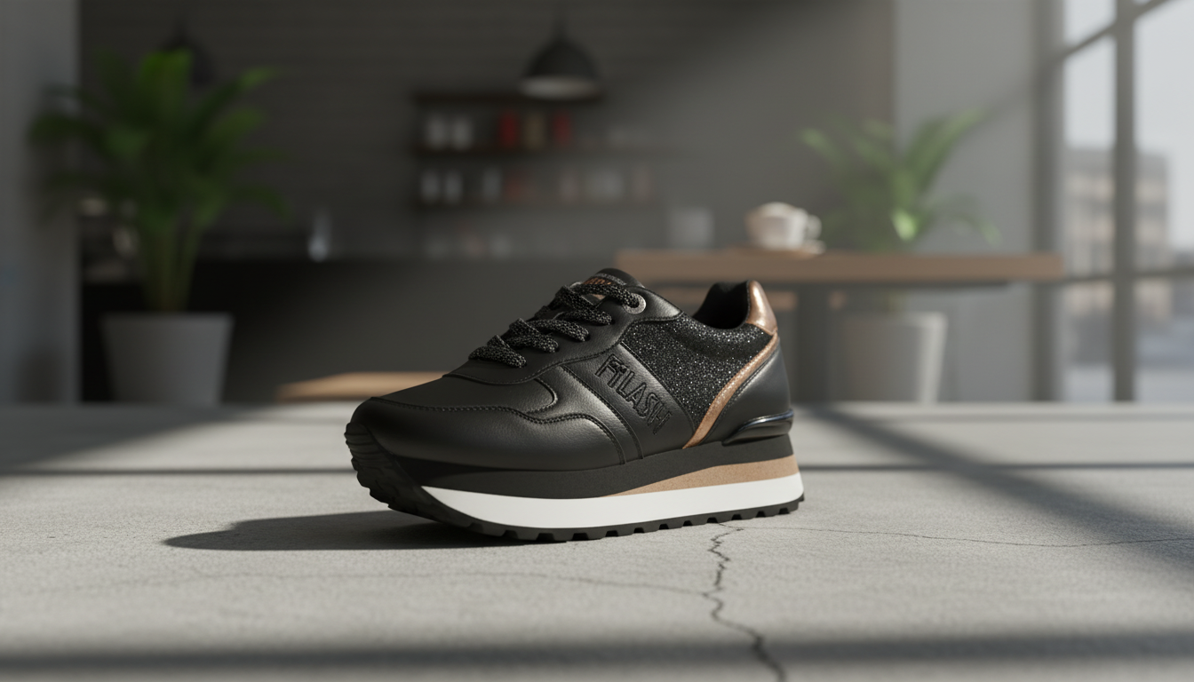 Alviero Martini Prima Classe Sneakers: Black with Color Pop