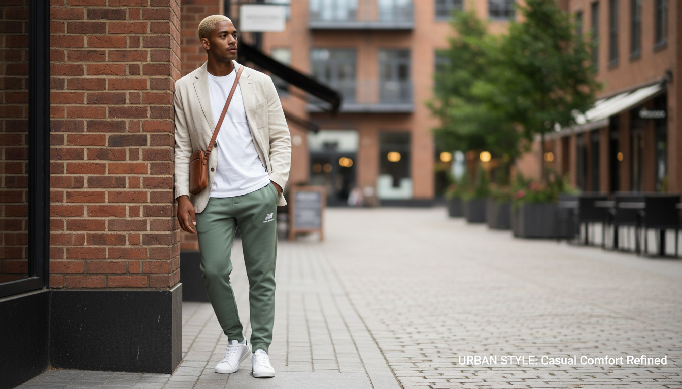 New Balance White Pocket Tee: Classic Cotton Comfort